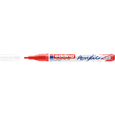 Akril marker 1-2mm, Edding 5300 piros