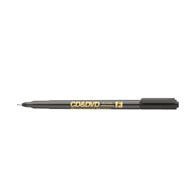 Alkoholos marker 0,5mm, CD/DVD F Ico, fekete