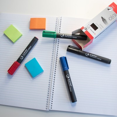 Alkoholos marker 3mm, kerek végű A-series fekete