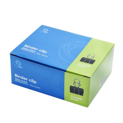 Binderkapocs 51mm, 12 db/doboz, Bluering®