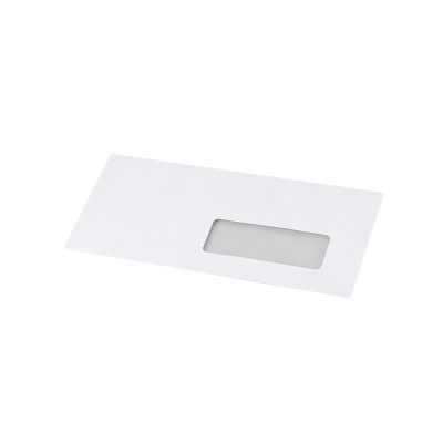 Boríték LA4 enyvezett bélésnyomott jobb ablakos 35x90mm 110 × 220mm J28A20 Bluering® fehér