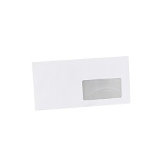 Boríték LA4 enyvezett bélésnyomott jobb ablakos 45x90mm 110 × 220mm J28A20 Bluering® fehér
