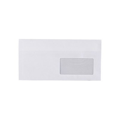 Boríték LA4 öntapadó bélésnyomott jobb ablakos 45x90mm 110x220mm J20A15 Bluering® fehér