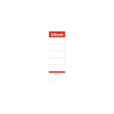 Cserecímke iratrendezőhöz, kétoldalas 50x158mm, Esselte fehér 10 db/csom