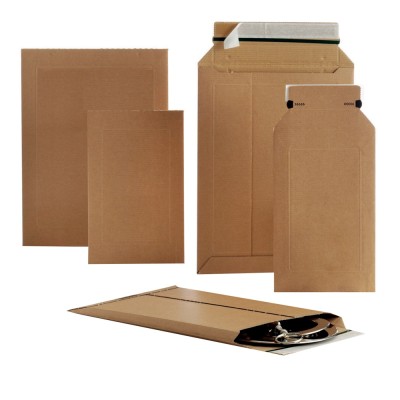 Csomagküldő webshop hullámkarton tasak A5+ 190x272mm/200x280mm E-Flute