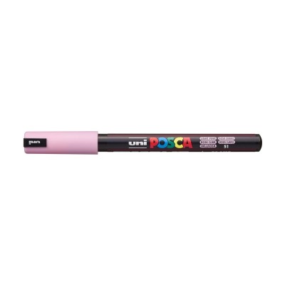 Dekormarker 0,7mm, Uni-Posca PC-1MR világos rózsaszín