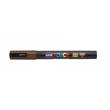 Dekormarker 0,9-1,3mm, Uni Posca PC-3M barna