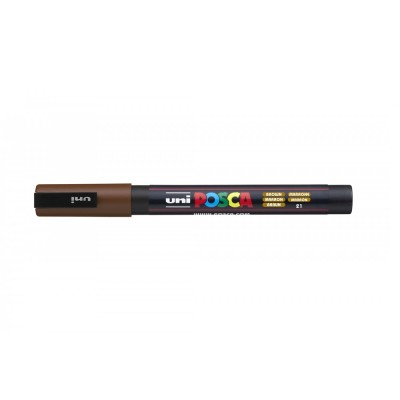 Dekormarker 0,9-1,3mm, Uni Posca PC-3M barna