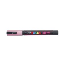 Dekormarker 0,9-1,3mm, Uni-Posca PC-3ML csillámló rózsaszín