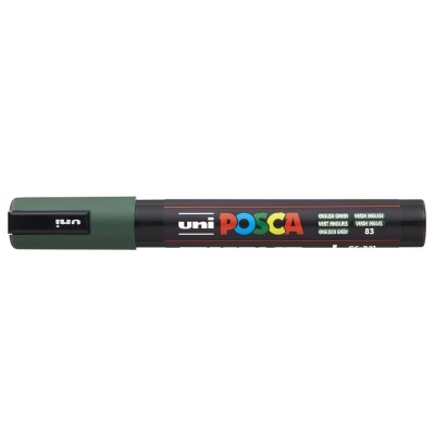 Dekormarker 1,8-2,5mm, Uni Posca PC-5M angolzöld