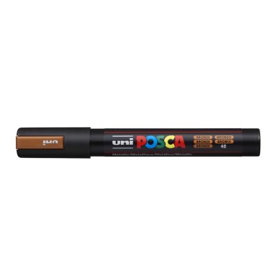 Dekormarker 1,8-2,5mm, Uni Posca PC-5M bronz