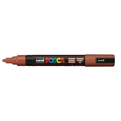 Dekormarker 1,8-2,5mm, Uni Posca PC-5M gesztenyebarna