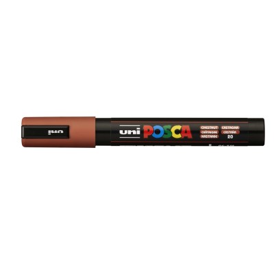 Dekormarker 1,8-2,5mm, Uni Posca PC-5M gesztenyebarna