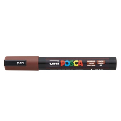 Dekormarker 1,8-2,5mm, Uni Posca PC-5M kakaó