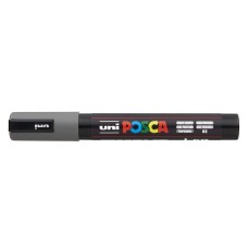 Dekormarker 1,8-2,5mm, Uni Posca PC-5M mélyszürke