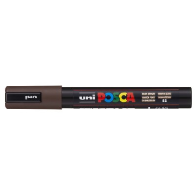 Dekormarker 1,8-2,5mm, Uni Posca PC-5M sötét barna