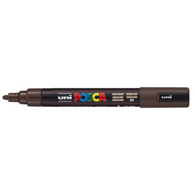 Dekormarker 1,8-2,5mm, Uni Posca PC-5M sötét barna