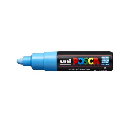 Dekormarker 4,5-5,5mm, Uni-Posca PC-7M világoskék