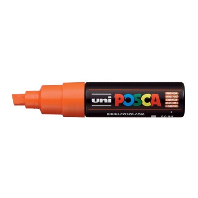 Dekormarker 8mm, Uni Posca PC-8K narancs