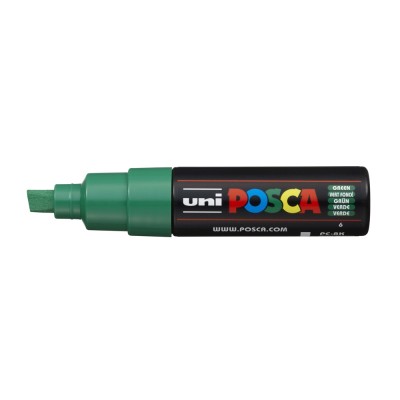 Dekormarker 8mm, Uni Posca PC-8K zöld