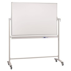 Fehértábla forgatható kétoldalas mágneses 90x120cm,  STC201 Franken