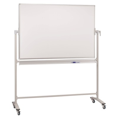 Fehértábla forgatható kétoldalas mágneses 90x120cm,  STC201 Franken