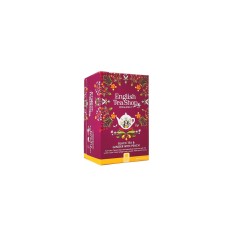 Fekete tea 20x2 g English Tea Shop 20, bio gyömbér, barack