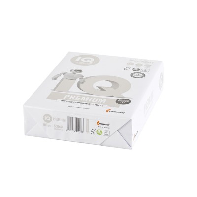 Másolópapír A4, 100g, IQ Premium 500ív/csomag, 4csom/doboz,
