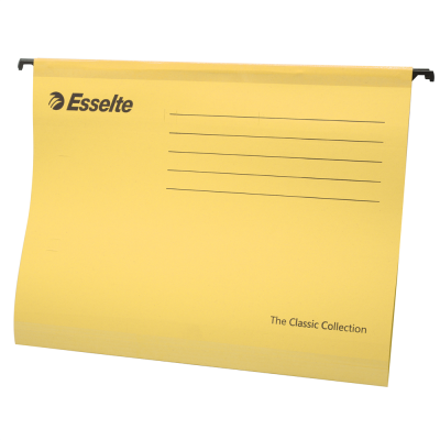 Függőmappa A4, karton Esselte Classic 90314, sárga