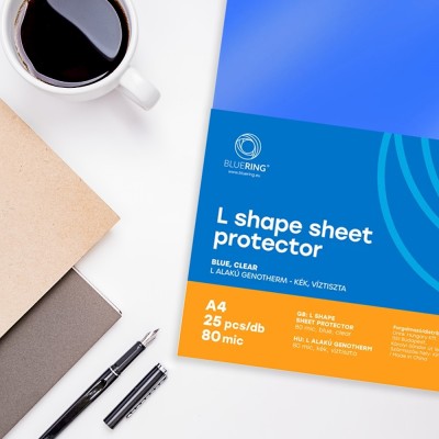 Genotherm `L` A4, 80 micron kék 25 db/csomag, Bluering®,