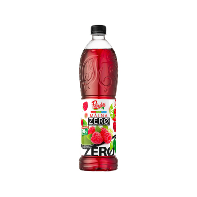 Gyümölcsszörp 1l, málna Zero Pölöskei