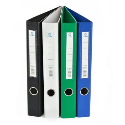 Gyűrűskönyv A4, 4,5cm, 4 gyűrűs PP/PP Bluering® Prémium fekete