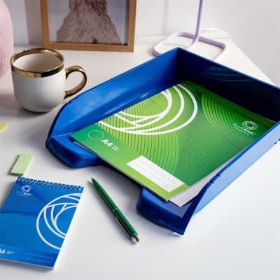 Irattálca műanyag 550 extra széles 345x270x67mm, Bluering®, kék