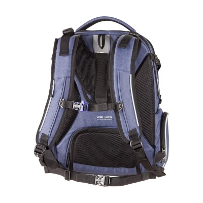 Iskolatáska ergonómiai, tinédzser fiús Grid Navy by Walker