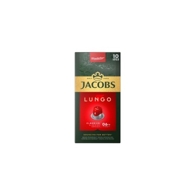Kávékapszula, Nespresso kompatibilis Jacobs Lungo 6 Classico 10db/doboz