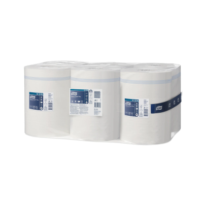 Kéztörlő 2 rétegű tekercses átmérő: 19 cm 6 tekercs/karton Plus M2 Advanced Tork_101250 fehér