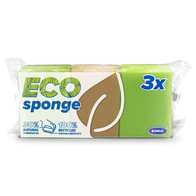 Mosogatószivacs 3 db/csomag formázott Bonus B019