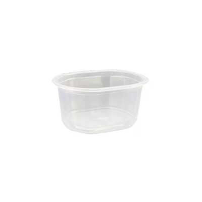 Oktogon tálka alj, kocsonyástál műanyag 375 ml 100 db/csomag