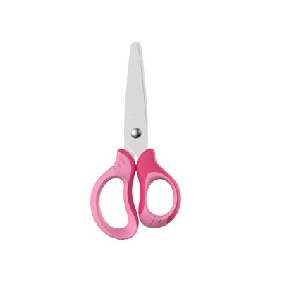 Olló 13 cm tompa fejű 20 db/display Keyroad Soft Grip vegyes színek