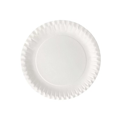 Papírtálca kerek D 23 cm 100 db/csomag, fehér