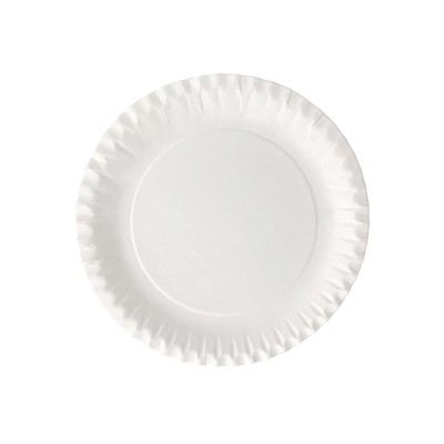 Papírtálca kerek D 28 cm 100 db/csomag, fehér
