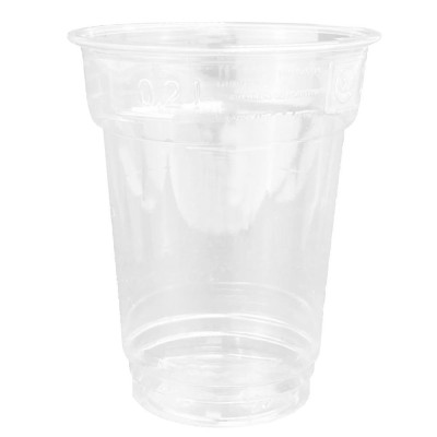 Pohár 2 dl Shaker PET 50 db/csomag, víztiszta