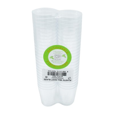 Pohár 4 cl műanyag 40 db/csomag