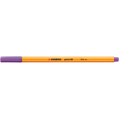 Rostirón, tűfilc 0,4mm, STABILO Point 88 sötétlila