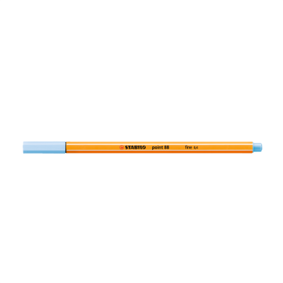 Rostirón, tűfilc 0,4mm, STABILO Point 88 jég kék