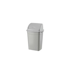 Szemetes kuka billenő fedéllel műanyag 50 literes szürke UP122-002