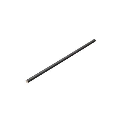 Szívószál papír 6 x 230 mm 100 db/csomag, fekete