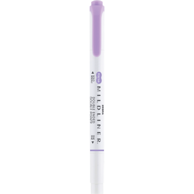 Szövegkiemelő 1,0/3,5 mm, kétvégű Zebra Mildliner Cool & Refined lila