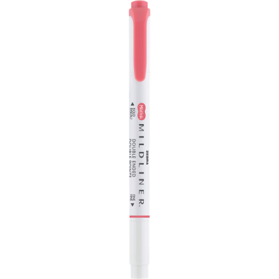 Szövegkiemelő 1,0/3,5 mm, kétvégű Zebra Mildliner Cool & Refined piros