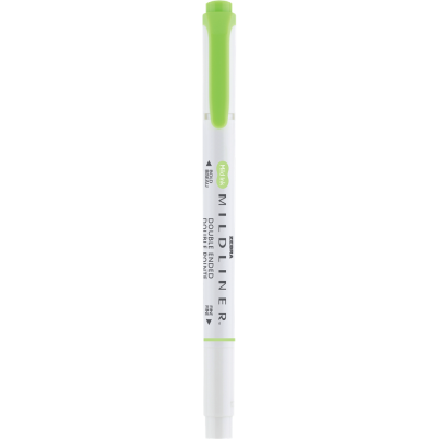 Szövegkiemelő 1,0/3,5 mm, kétvégű Zebra Mildliner Cool & Refined zöld